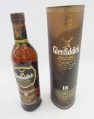 Glenfiddich 18yo single malt Scotch whisky, married in small batches, Oloroso sherry and bourbon