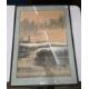 Oriental colour print, sailing and other vessels with shoreline in foreground with character marks - Image 10 of 12
