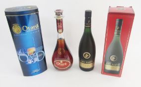 Otard VSOP fine champagne cognac, 70cl, 40% vol, and a Remy Martin VSOP fine champagne cognac, 70cl,