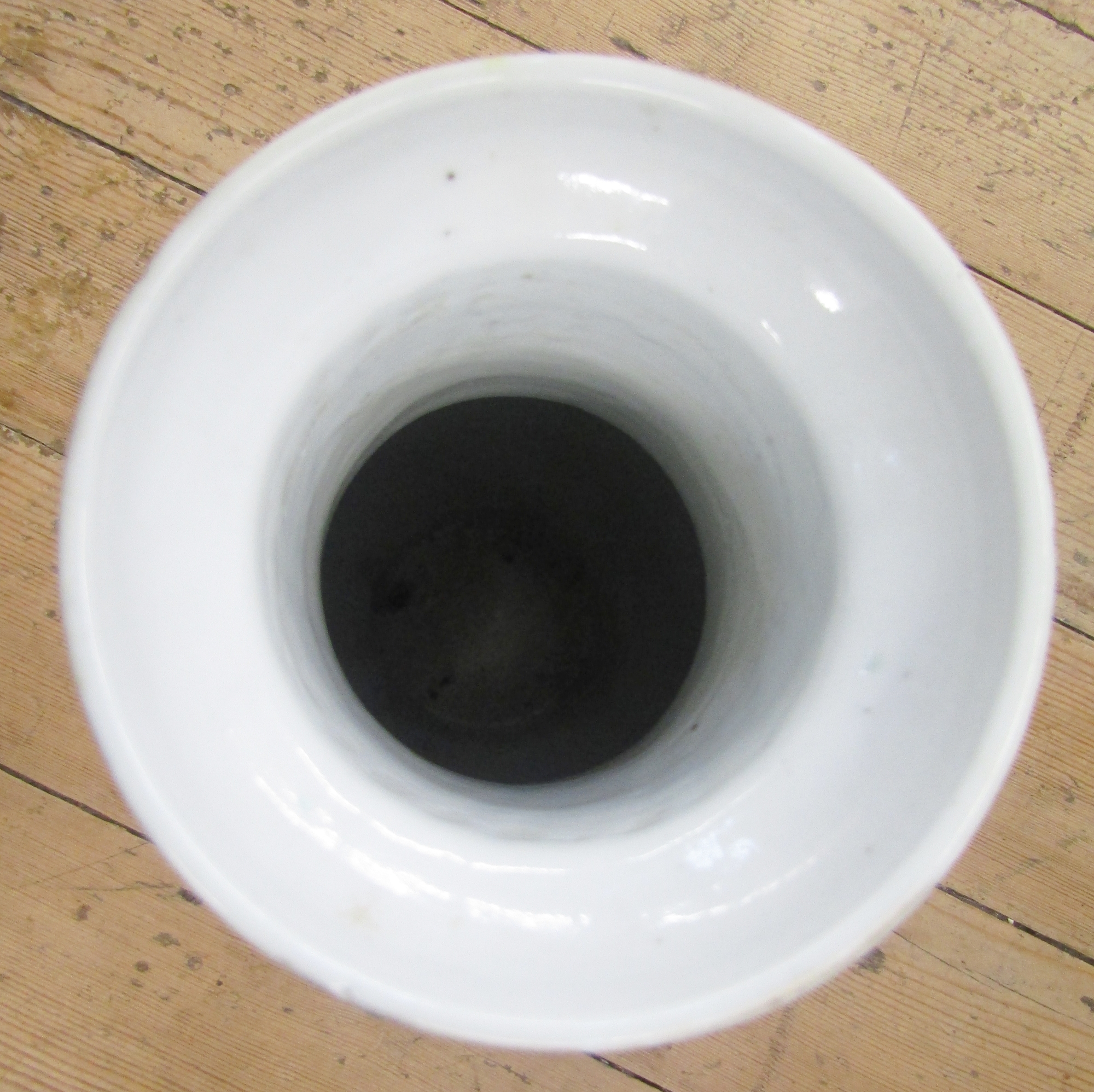 Pair of Chinese porcelain famille rose 'One Hundred Antiques' relief-moulded oviform vases, Qing - Image 56 of 85