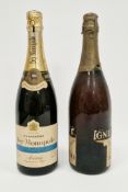 Heidsieck & co 1961 Dry Monopole Champagne, together with a bottle of Pomagne Champagne cider (label