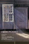 A large original lithographic poster for an exhibition at Ordrupgaard museum in Denmark, the main