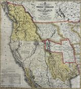 A 20th century 'New Map of Texas, Oregon and California', published after the original by S. Augustu