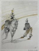 After Henri de Toulouse-Lautrec (1864-1901), a signed and limited edition lithograph in colour after