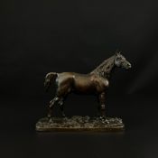 After Pierre Jules Mene (1810-1879), a late 19th Century French patinated bronze figure of a