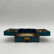 A collection of costume jewellery by Kenneth Jay Lane to include five pairs of clip on earrings (two