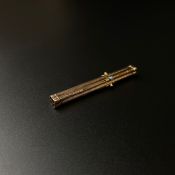 WITHDRAWN - See Lot 1 for a full explanation. A 19th century yellow metal telescopic