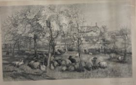 Joseph Denovan Adam (1881-1935), and early 20th century lithograph after the original painting,