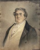 An early 19th century pastel portrait of a gentleman signed Sperling to the lower right and dated