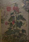 Attributed to Sebastian Gessa y Arias (1840-1920), a late 19th century oil on canvas, botanical