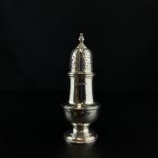 An early 20th century silver hallmarked sugar caster by Catchpole & Williams Ltd with maker's
