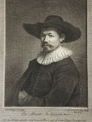 A possibly 18th century engraving titled 'Ex Museo An: Cousins' after the original portrait painting