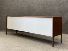 A contemporary Tactile sideboard by Terence Woodgate for Punt having a walnut top and sides over
