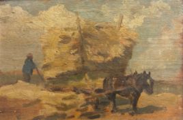 Lowes Dalbiac Luard (1872-1944), an early 20th century Impressionist style oil on board depicting