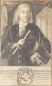A possibly 18th century engraving after Valentijn-Voc, portrait of the governor-general of the Dutch
