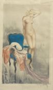 Louis Icart (1888-1950), an early 20th century etching with aquatint titled 'Fair Model', signed