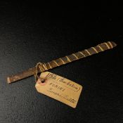Oceania interest; A 19th century shark skin file or rasp from the Koriki tribe from the Purari