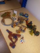 A collection of beaded necklaces and other jewellery.