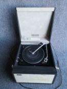 A mid century Hacker Gondolier record player model GP42. W.41 D.44cm.