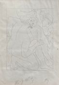 Pablo Picasso (1881-1973), a 20th century etching with remarques from the illustrated book titled '
