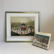 Helen Layfield Bradley (1900-1979), a 20th century lithograph titled 'Sunday Afternoon in