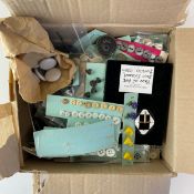 A large mixed collection of buttons.
