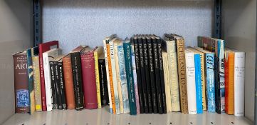 A mixed collection of art books to include Picasso, Goya, Duchamp, Bruegel, Renoir and others.
