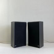 A pair of vintage Bang & Olufsen Beovox X 25 speakers. H.40cm