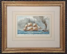 Attributed to Francois Joseph Frederick Roux (1805-1870), a 19th century pen, ink and watercolour