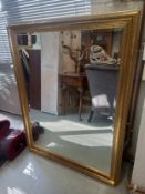 A large vintage style gilt mirror. 133x103cm