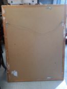A large vintage style gilt mirror. 133x103cm