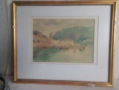 George Sheringham (1884-1937), a 20th century watercolour titled 'Kingswear South Devon', signed