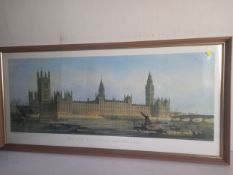 A contemporary lithograph after the original 19th century engraving by Sir Emery Walker titled '