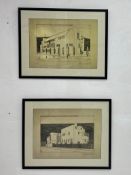 A pair of framed and glazed lithographic posters after Charles Rennie Mackintosh (1868-1928) and