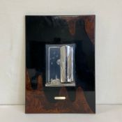 Giuliano Ottaviani (b.1954), a vintage Italian lacquered wood and silver plated sculptural wall