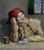 A 19th century watercolour titled 'The Expectant Repast' by Reverend J. K. Fennell, signed and dated