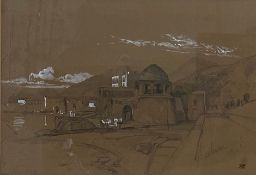 William Leighton Leitch (1804-1883), a 19th century pencil and watercolour study titled '