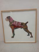 Peter Clark (b.1944), a contemporary lithograph after the original collage titled 'Goodboy',