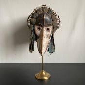 A possibly 19th century West African carved hardwood ceremonial Gunyege or Zak Pai Maou animal