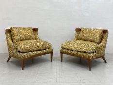 A pair of mid-century lounge armchairs by John Lubberts and Lambert Mulder for Tomlinson