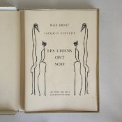 Max Ernst (1891-1976) and Jacques Prévert (1900-1977), a mid 20th century portfolio of two hand-