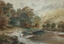 An early 20th century watercolour titled 'The slopes of Ben Ledi', signed W. Taylor and dated 1925