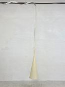 A Foscarini Uto suspension pendant lamp. L.310cm (fully extended)