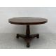 A William IV rosewood tilt top table dining table on triform acanthus carved base. H.73 Dia.128cm ( - Image 2 of 8