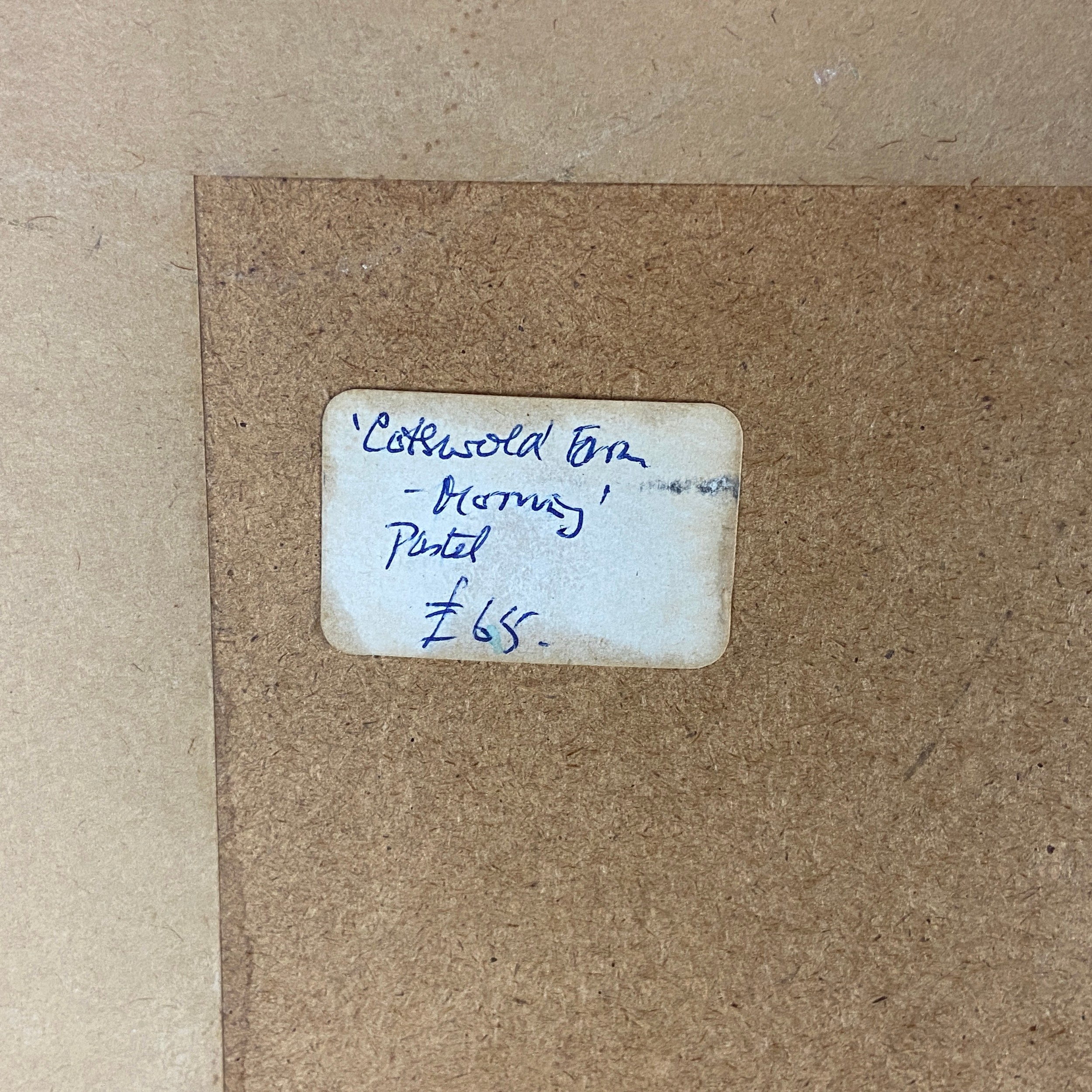 A 20th century genre style pastel study of a working Cotswold farm, signed W.T. Waddell to the lower - Image 5 of 5