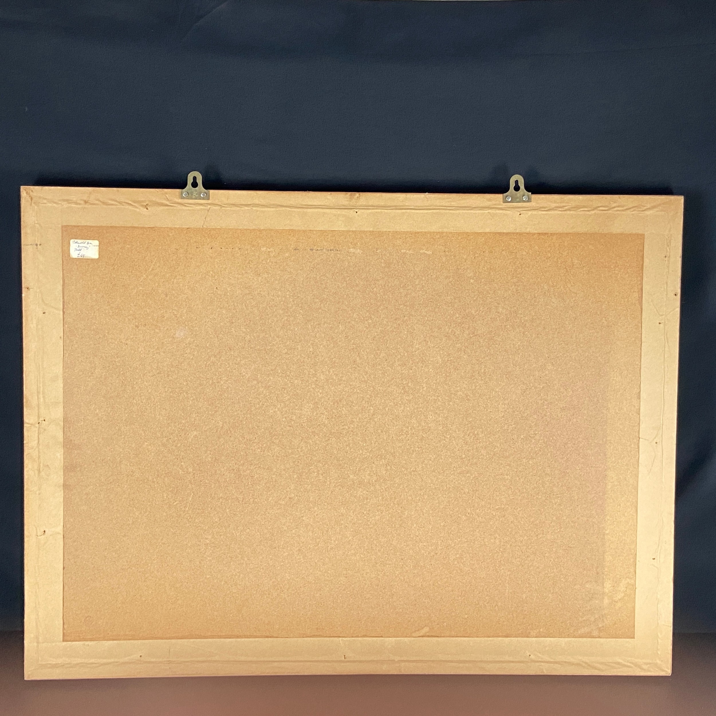 A 20th century genre style pastel study of a working Cotswold farm, signed W.T. Waddell to the lower - Image 4 of 5