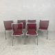 A set of six Zanotta aluminium framed dining chairs with mesh back and seats and maker's stamp to - Image 1 of 4