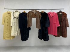 A mixed collection of 20th century ladies fur and other coats by Fishers', R.S. Hutchison, Maxanne