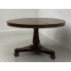 A William IV rosewood tilt top table dining table on triform acanthus carved base. H.73 Dia.128cm ( - Image 5 of 8