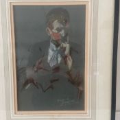 Philip B. Bennison (1890–1924), a C.1900 pastel portrait of a gentleman, signed to the lower right